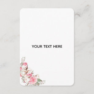 Maak je eigen bloemstuk informatiekaartje