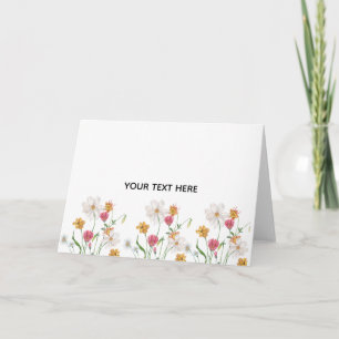 Maak je eigen bloemstuk kaart