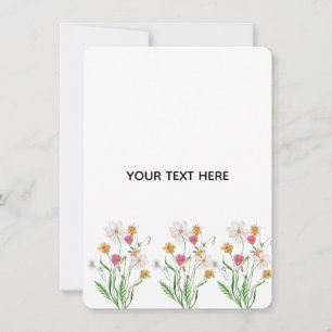 Maak je eigen bloemstuk kaart
