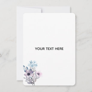 Maak je eigen bloemstuk notitiekaartje
