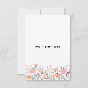 Maak je eigen bloemstuk RSVP kaartje