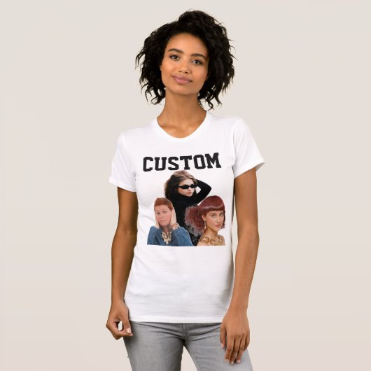 MAAK JE EIGEN BOOTLEG 80'S 90'S T-SHIRT (Voorkant volledig)