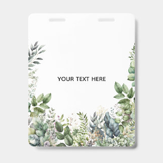 Maak Je Eigen Botanische Ontwerp Badge