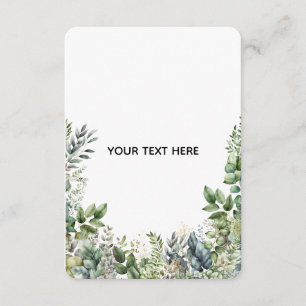 Maak Je Eigen Botanische Ontwerp Informatiekaartje