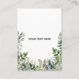 Maak Je Eigen Botanische Ontwerp Visitekaartje