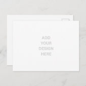 Maak je eigen briefkaart uitnodiging (Voorkant / Achterkant)