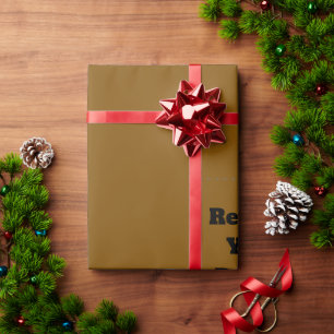 Maak Je Eigen Bruin Cadeaupapier