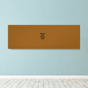 Maak Je Eigen Bruin Canvas Afdruk