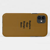 Maak Je Eigen Bruin Case-Mate iPhone Case (Achterkant (horizontaal))