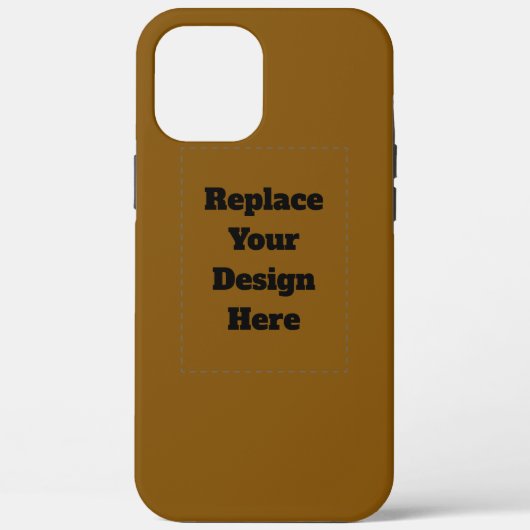 Maak je eigen Bruin Case-Mate iPhone Case (Achterkant)