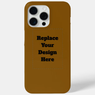 Maak Je Eigen Bruin iPhone 15 Pro Max Hoesje