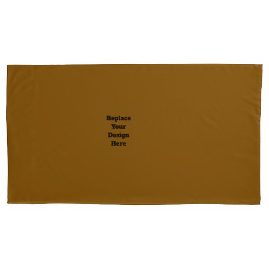 Maak Je Eigen Bruin Kussensloop (Voorkant)