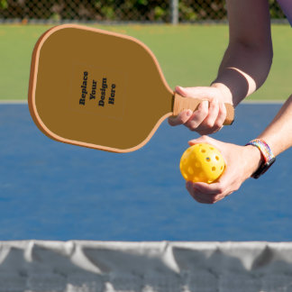 Maak Je Eigen Bruin Pickleball Paddle