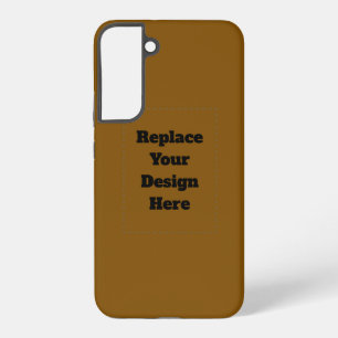 Maak Je Eigen Bruin Samsung Galaxy Hoesje