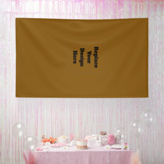 Maak Je Eigen Bruin Spandoek