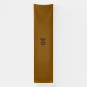 Maak Je Eigen Bruin Spandoek (Verticaal)