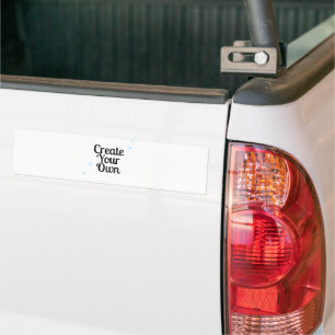 Maak je eigen bumpersticker