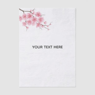 Maak je eigen Charry Blossom Bloem Tissuepapier