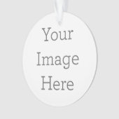 Acryl ornament, Acryl Cirkel Ornament (voorkant)