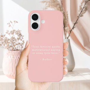 Maak Je Eigen Citaat iPhone 16 Hoesje
