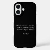 Maak Je Eigen Citaat Case-Mate iPhone Case (Achterkant)