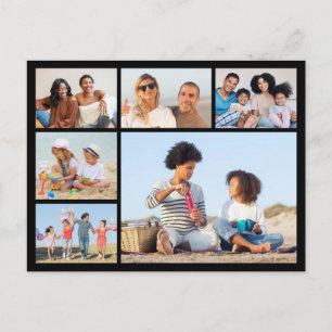 Maak Je Eigen Collage Ansichtkaart Met 6 Foto's Briefkaart