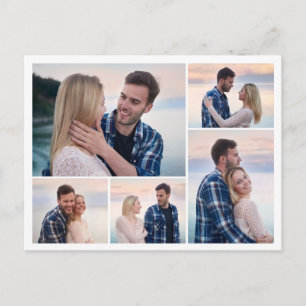 Maak Je Eigen Collage van 5 Foto's Briefkaart