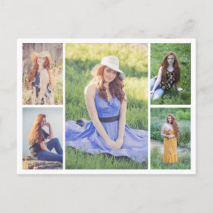 Maak Je Eigen Collage van 5 Foto's Briefkaart