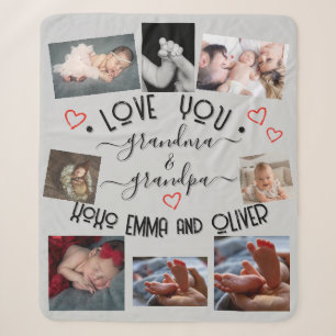✨Maak je eigen Custom LOVE YOU OMA & OPA Sherpa Deken