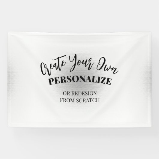 Maak Je Eigen Custom Spandoek (Horizontaal)