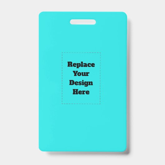 Maak je eigen cyaan badge (Voorzijde)
