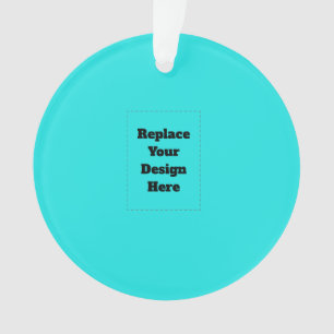 Maak je eigen cyaan ornament