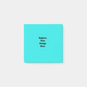Maak je eigen cyaan post-it® notes