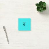 Maak je eigen cyaan post-it® notes (Kantoor)