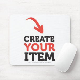 MAAK-JE-EIGEN DIY Aangepaste upload van je ontwerp Muismat