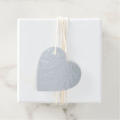 Maak je eigen donkergrijsblauw aanpasbaar bedankjes labels (Met doos)