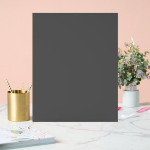 Maak je eigen donkergrijze aangepaste ontwerp acryl bord