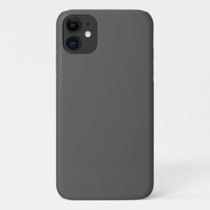 Maak je eigen donkergrijze aangepaste ontwerp iPhone 11 hoesje