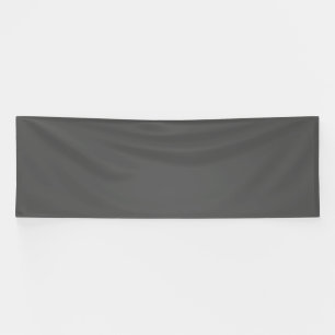 Maak je eigen donkergrijze aangepaste ontwerp spandoek