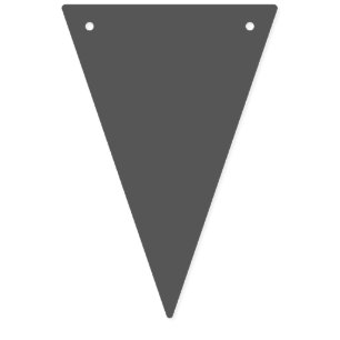 Maak je eigen donkergrijze aangepaste ontwerp vlaggetjes