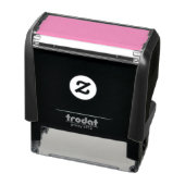 Maak je eigen donkergrijze aangepaste persoonlijke zelfinktende stempel (Product)