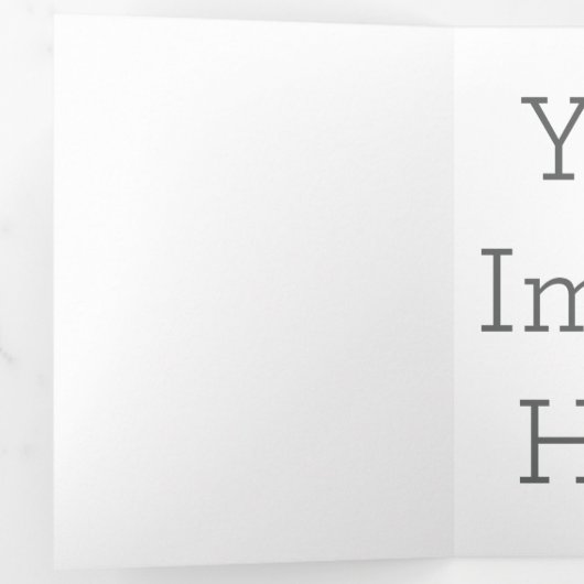 12,7  x 17,8 cm Drieluik briefvouw programma (Binnenzijde eerst)