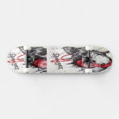 Maak Je Eigen Edgy Mode Schedel Stijl Design Skateboard (Horizontaal)