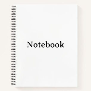 Maak Je Eigen Eenvoudige 8.5" x 11" Deluxe Spiraa Notitieboek