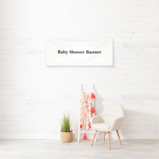 Maak Je Eigen Eenvoudige Aangepaste 2.5' x 6 Baby Spandoek
