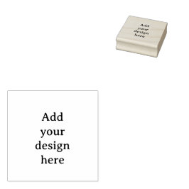 Maak Je Eigen Eenvoudige Aangepaste 5 x 5 cm Rubberstempel