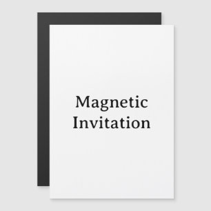 Maak je eigen eenvoudige aangepaste 5" x 7" magnetische uitnodiging