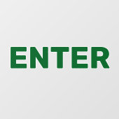 Maak Je Eigen Eenvoudige Aangepaste Binnenkomst Ra Raamsticker (Vel)