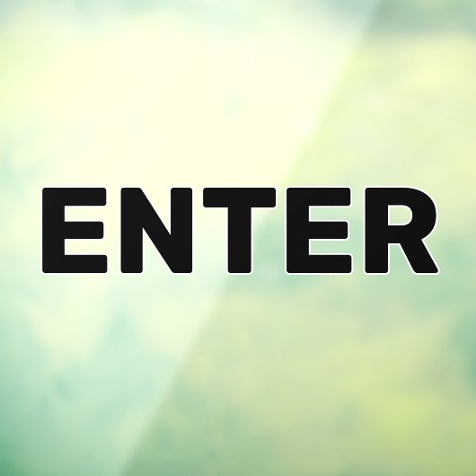 Maak Je Eigen Eenvoudige Aangepaste Ingangsraamfol Raamsticker (Vel 3)