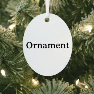 Maak Je Eigen Eenvoudige Aangepaste Metalen Ovale Ornament
